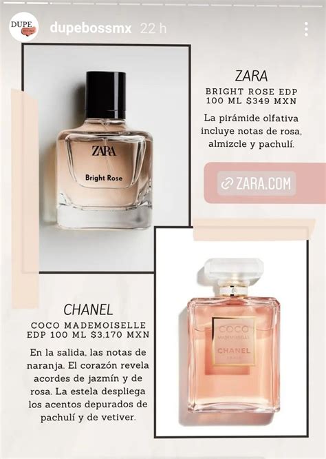 dupe for chanel mademoiselle perfume|coco mademoiselle dupe zara.